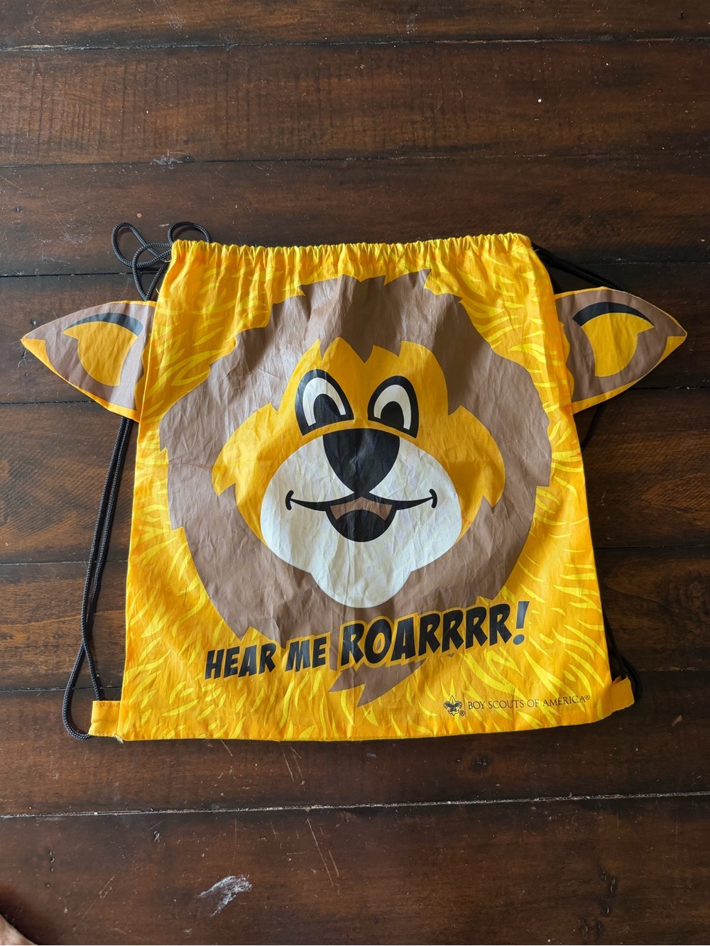 Cub Scouts Lion Drawstring Bag